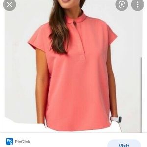 Figs small hot coral top